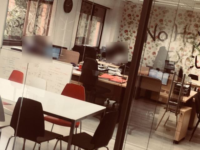 Zona de trabajo del equipo en Las Rozas